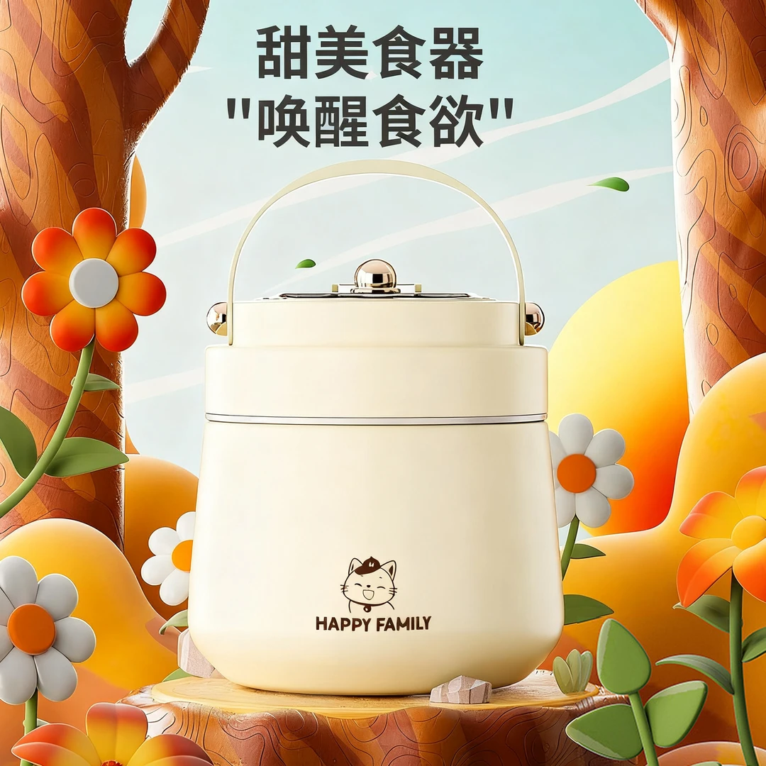 保温饭盒24小时超长保温桶饭盒上班族2025新款304不锈钢保温提桶