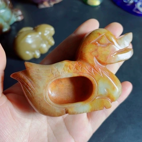 紫金钵盂菩提把件