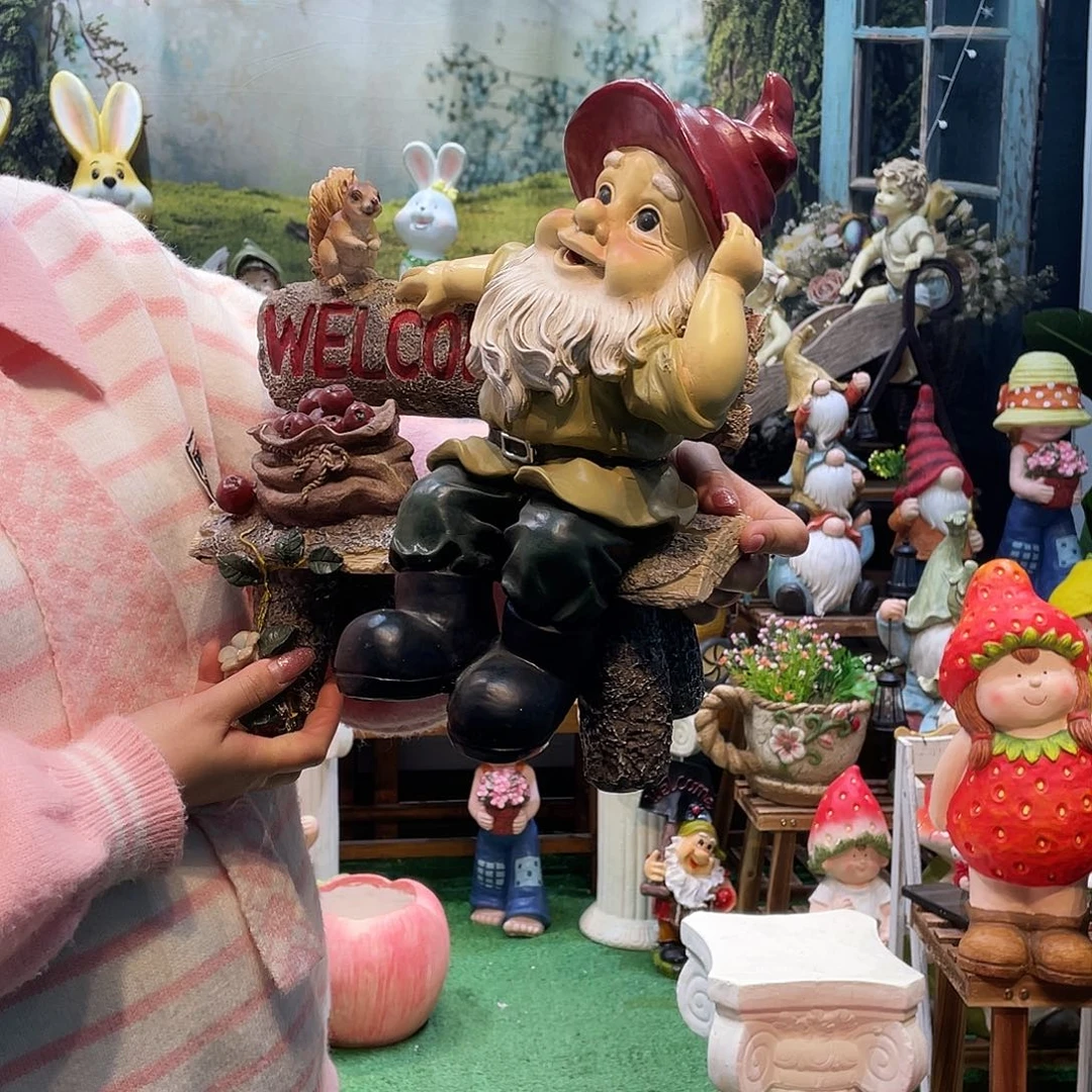 摆件花园摆件红红火火