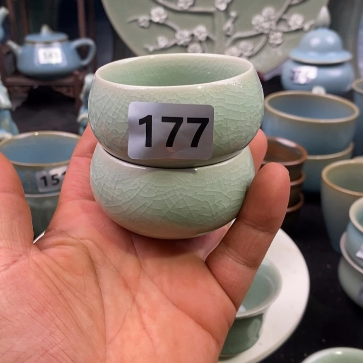杯子?****头原矿釉原产地汝瓷