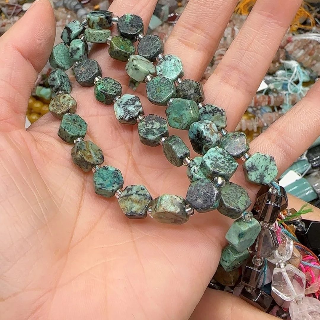 合金玛瑙/玉髓珠宝半成品非洲8mm一条