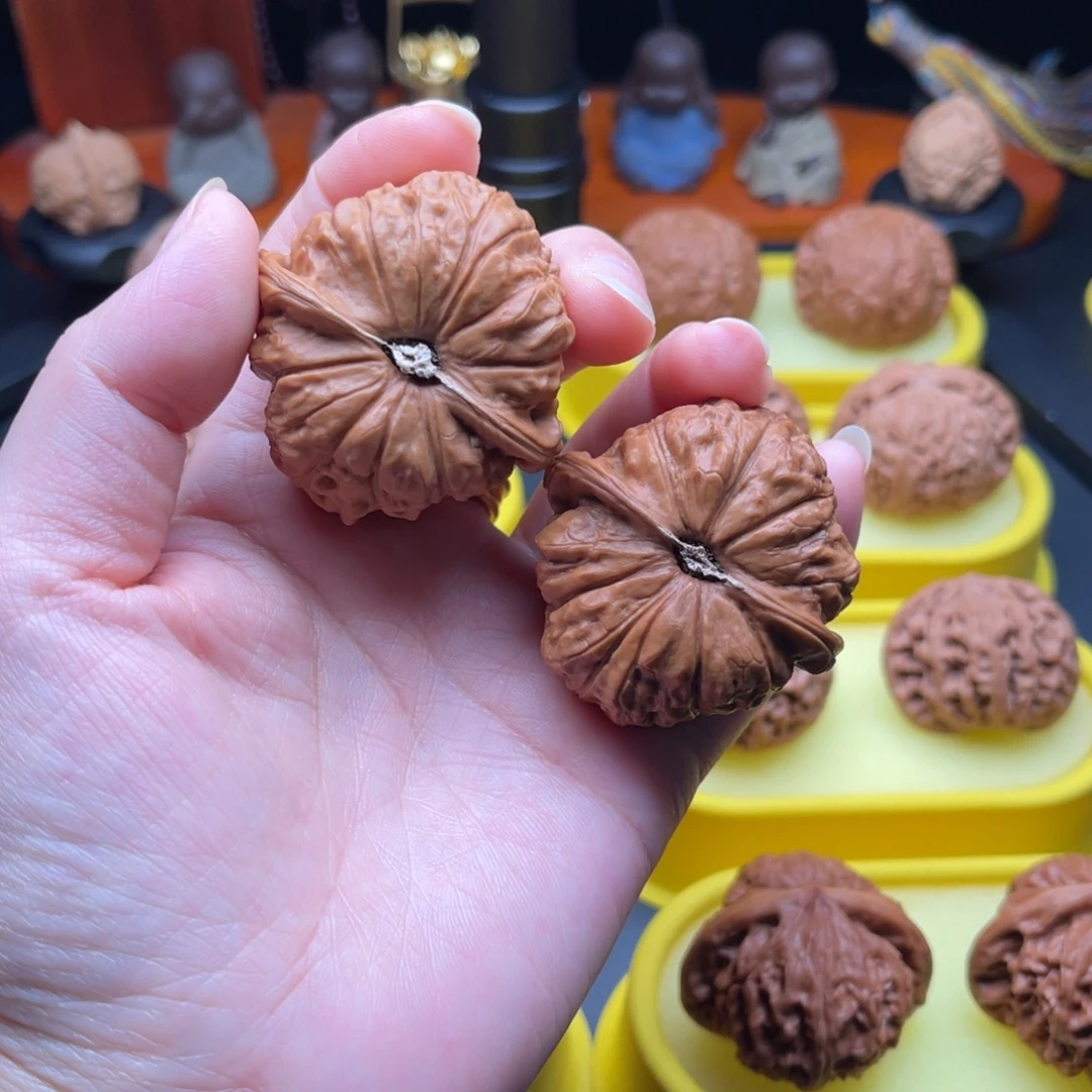 把件文玩核桃45南瓜墩