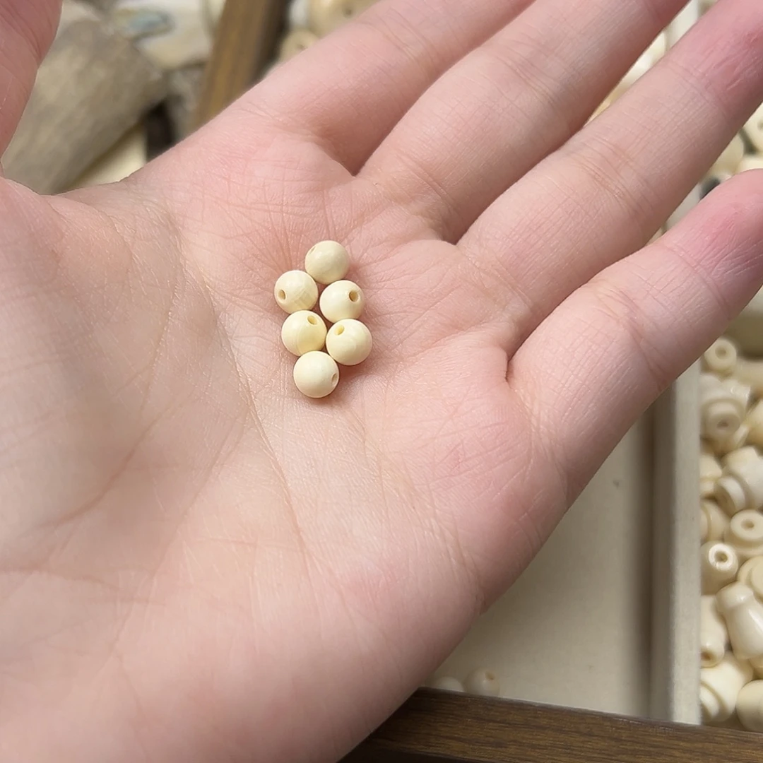 S***a猛犸象牙手串/手链/手镯猛犸原材料边角料大块料