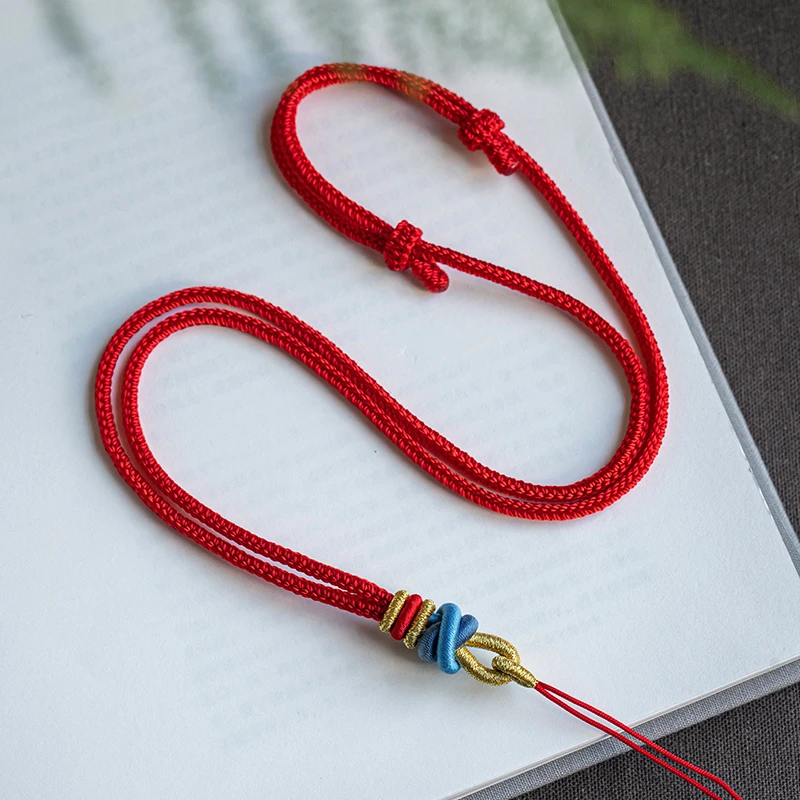 编织八股精编项链高货八宝平安扣玉坠女士高手工八宝罗盘编织