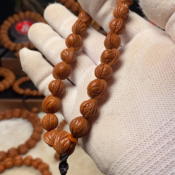 桃核吊坠秦岭龙纹桃核