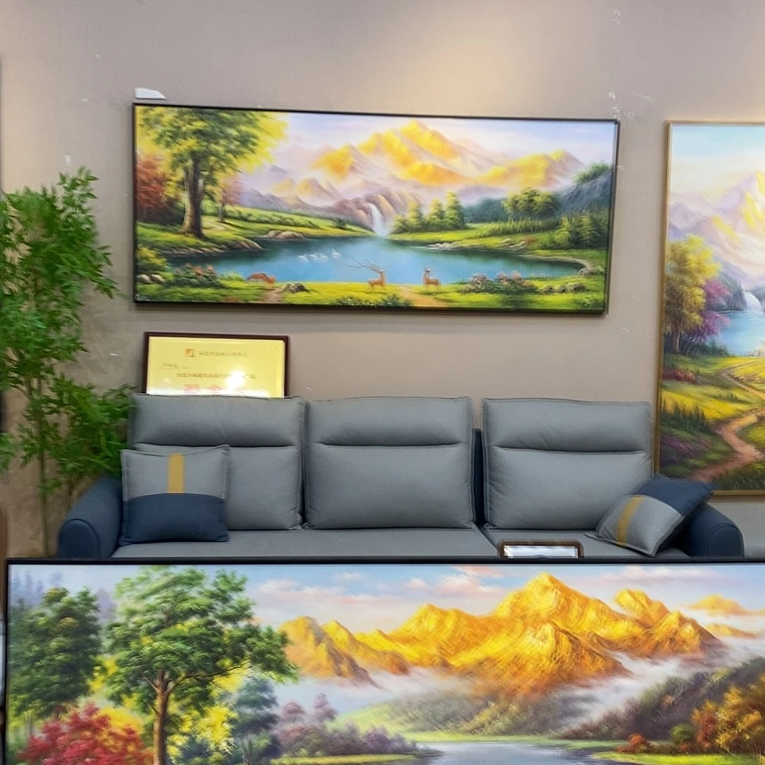 横款梵*80160金色边框