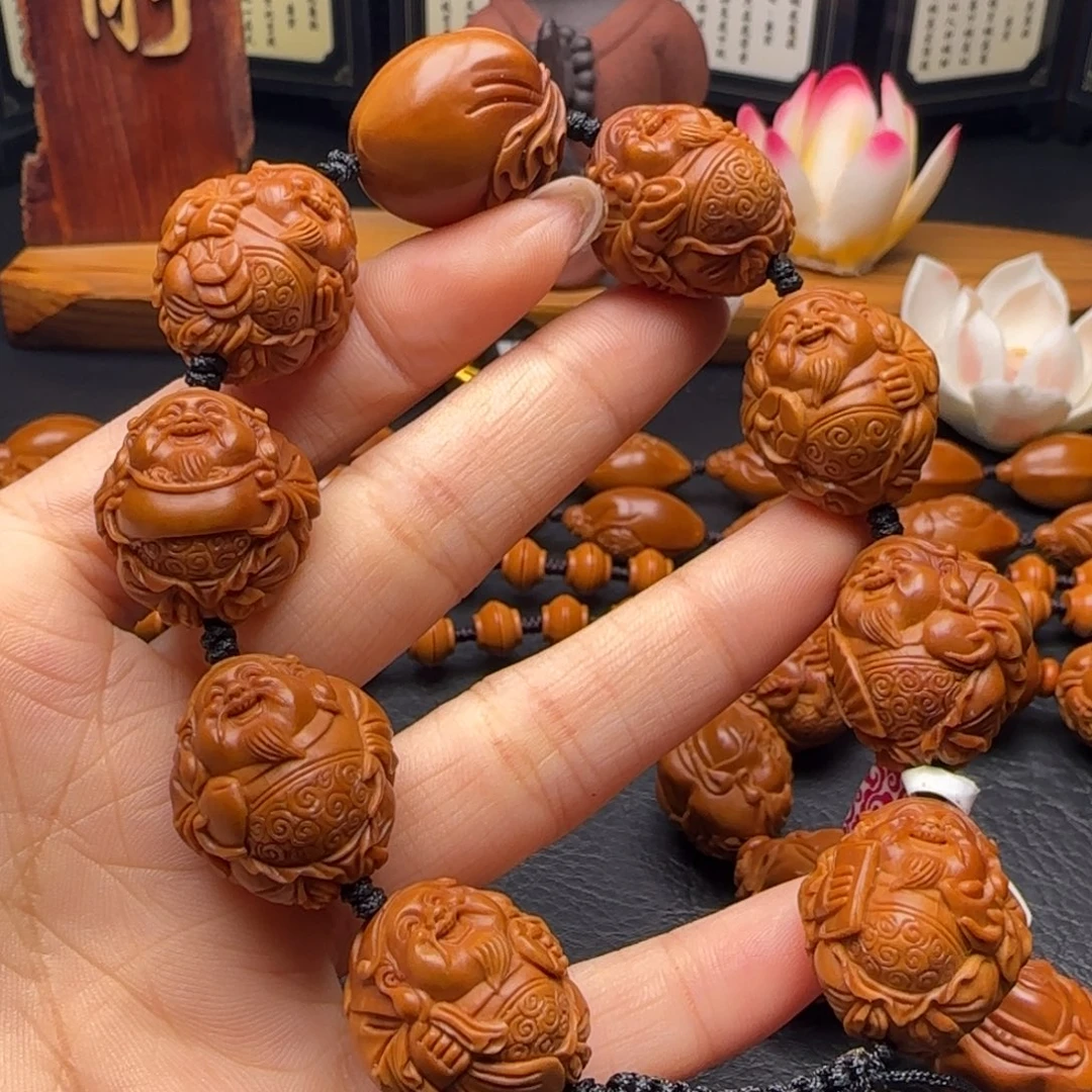 橄榄核手串/手链八宝财神