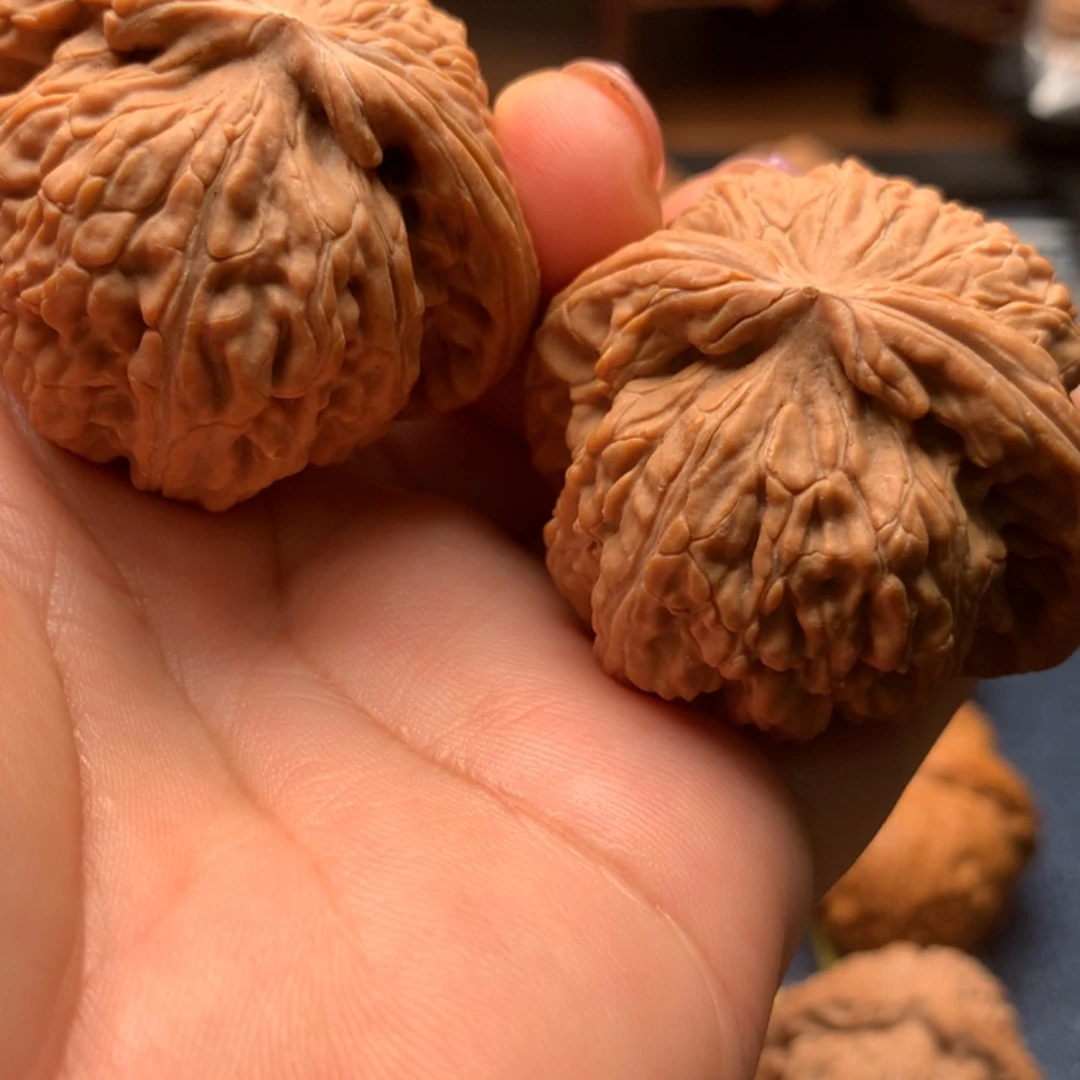 【闪购商品】把件文玩核桃白狮子43