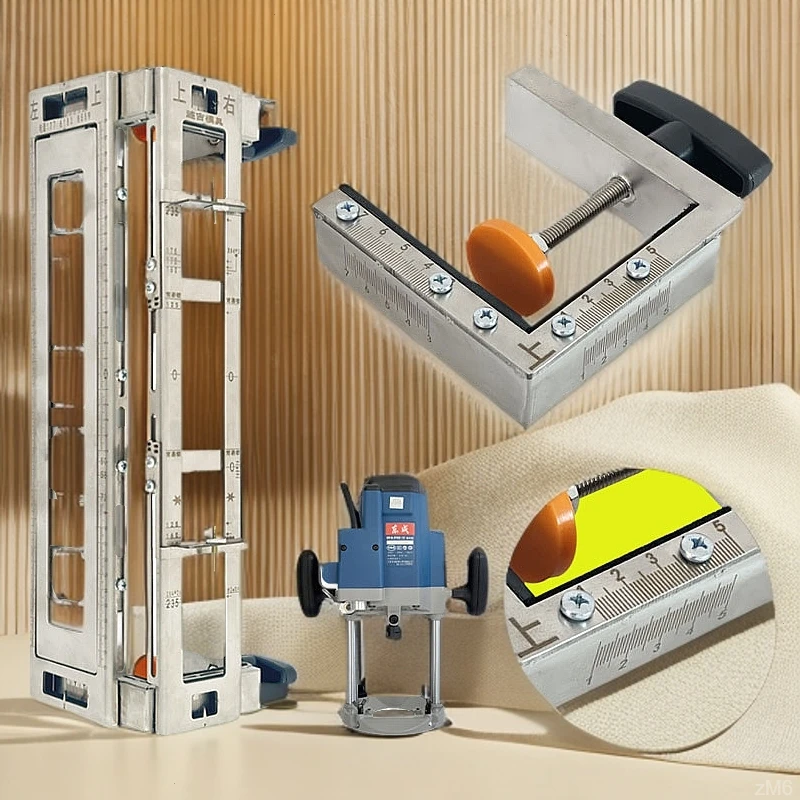 开锁孔模具木门锁孔专用不锈钢工具大锣机雕刻机内置弹簧加长杆