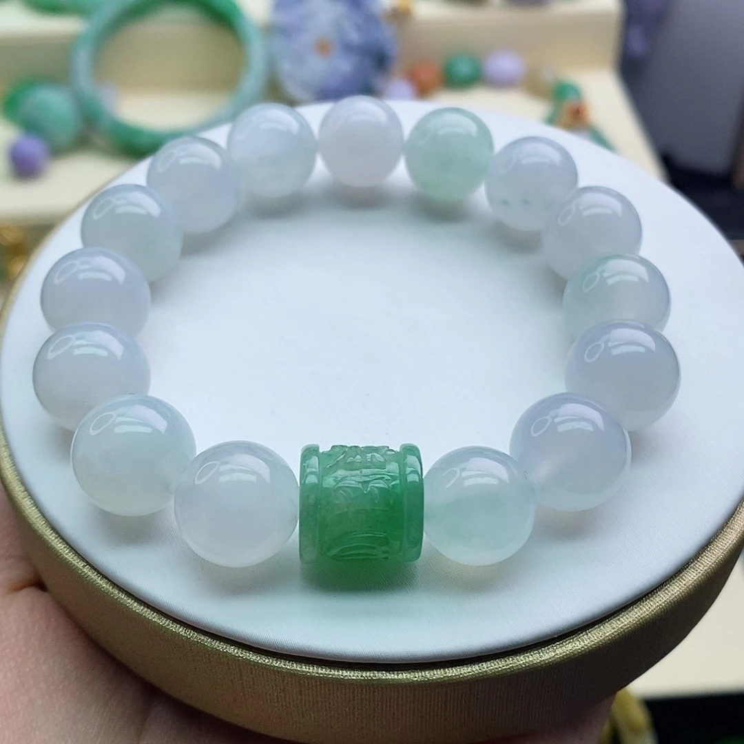 未镶嵌手串翡翠手串