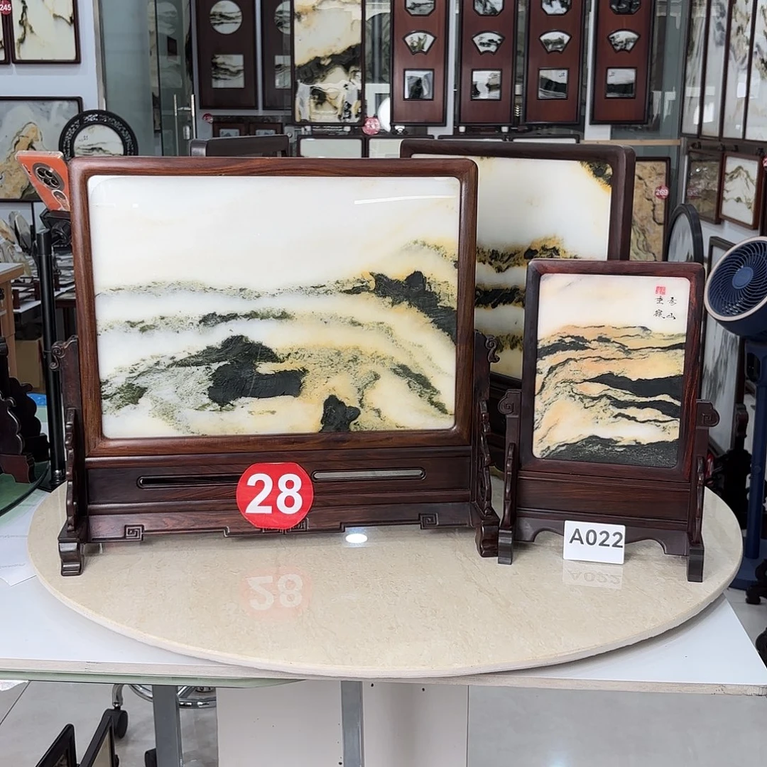 用***5石材天然云石摆件