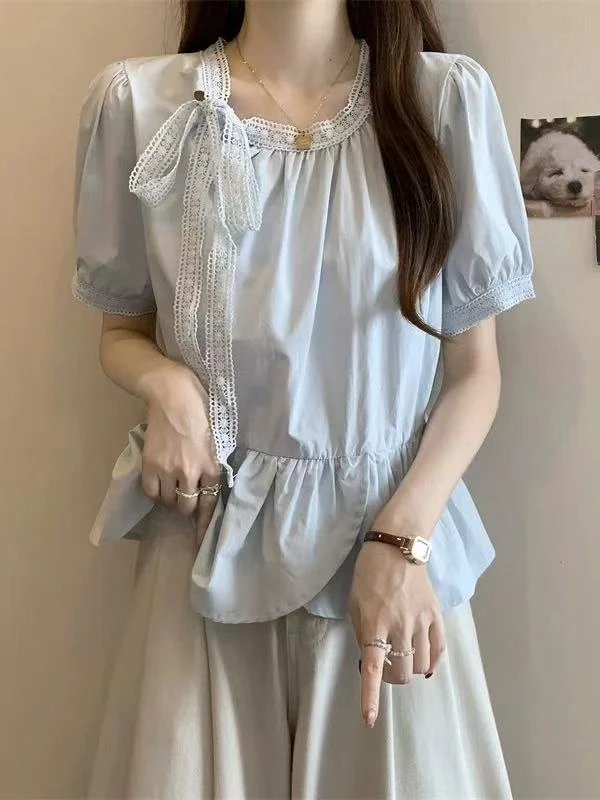 【301-399】直播间号码女装衬衣直拍夏天甜美