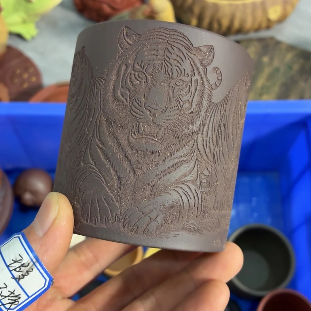 紫砂茶杯瑕疵不退不换介意勿拍