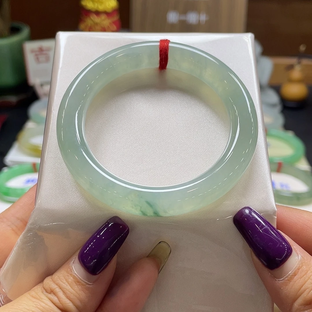 翡翠未镶嵌手镯11 号链接