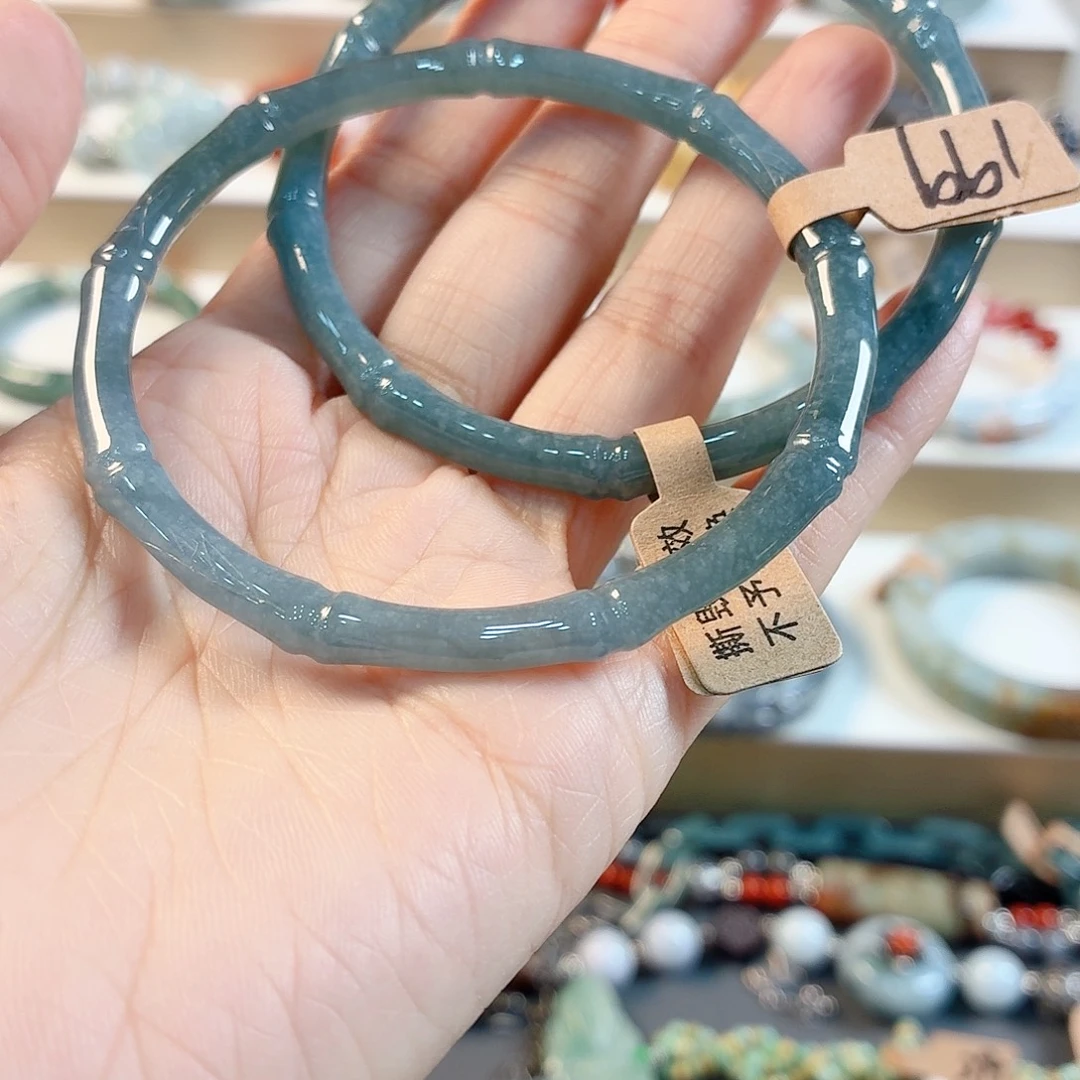 猫****翡翠未镶嵌手链手串