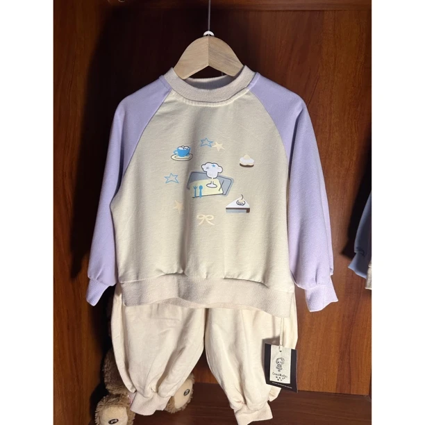 洋气时尚百搭男女宝童装儿童长袖运动套装