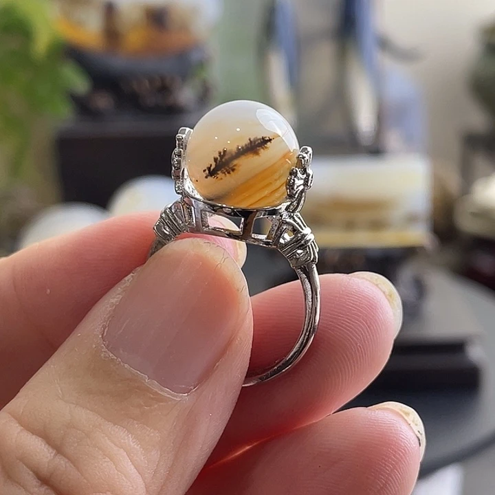 玛瑙/玉髓合金珠宝半成品