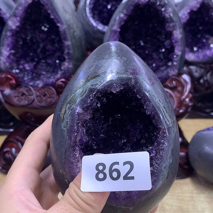 紫水晶未镶嵌紫晶福**满862峰