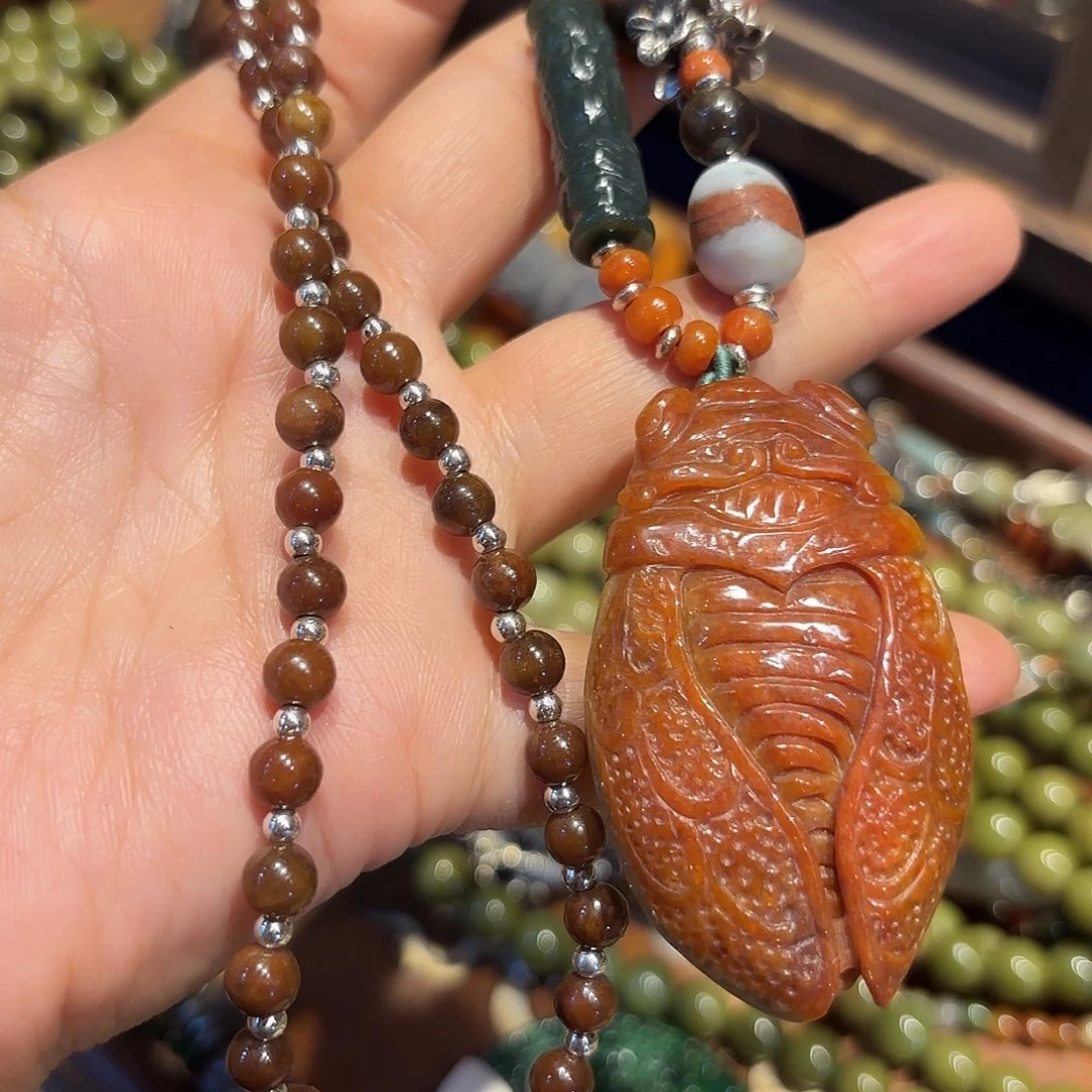 翡翠颈饰未镶嵌原创