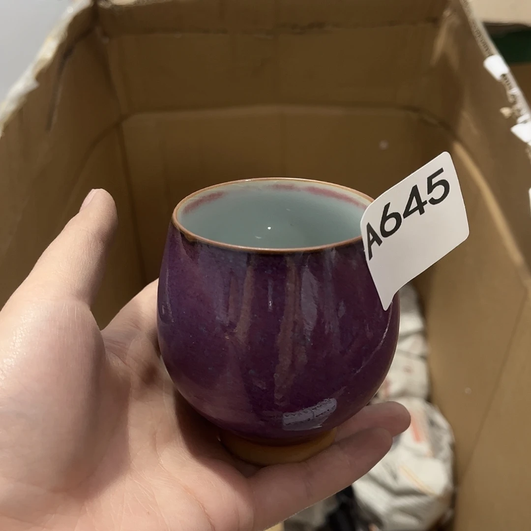 瓷片茶摆件工艺品摆件666