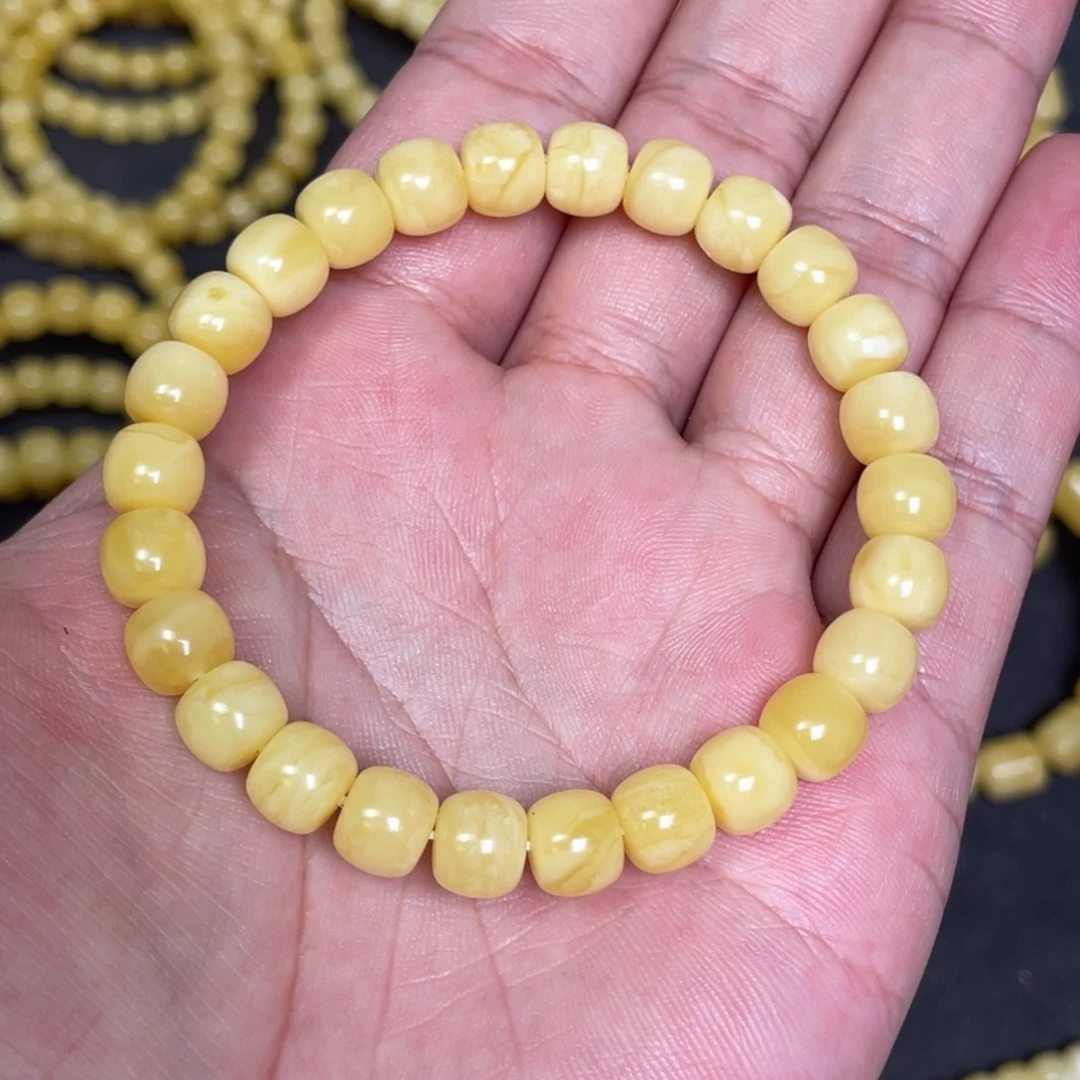 蜜蜡未镶嵌裸石蜜蜡手串8.3mm