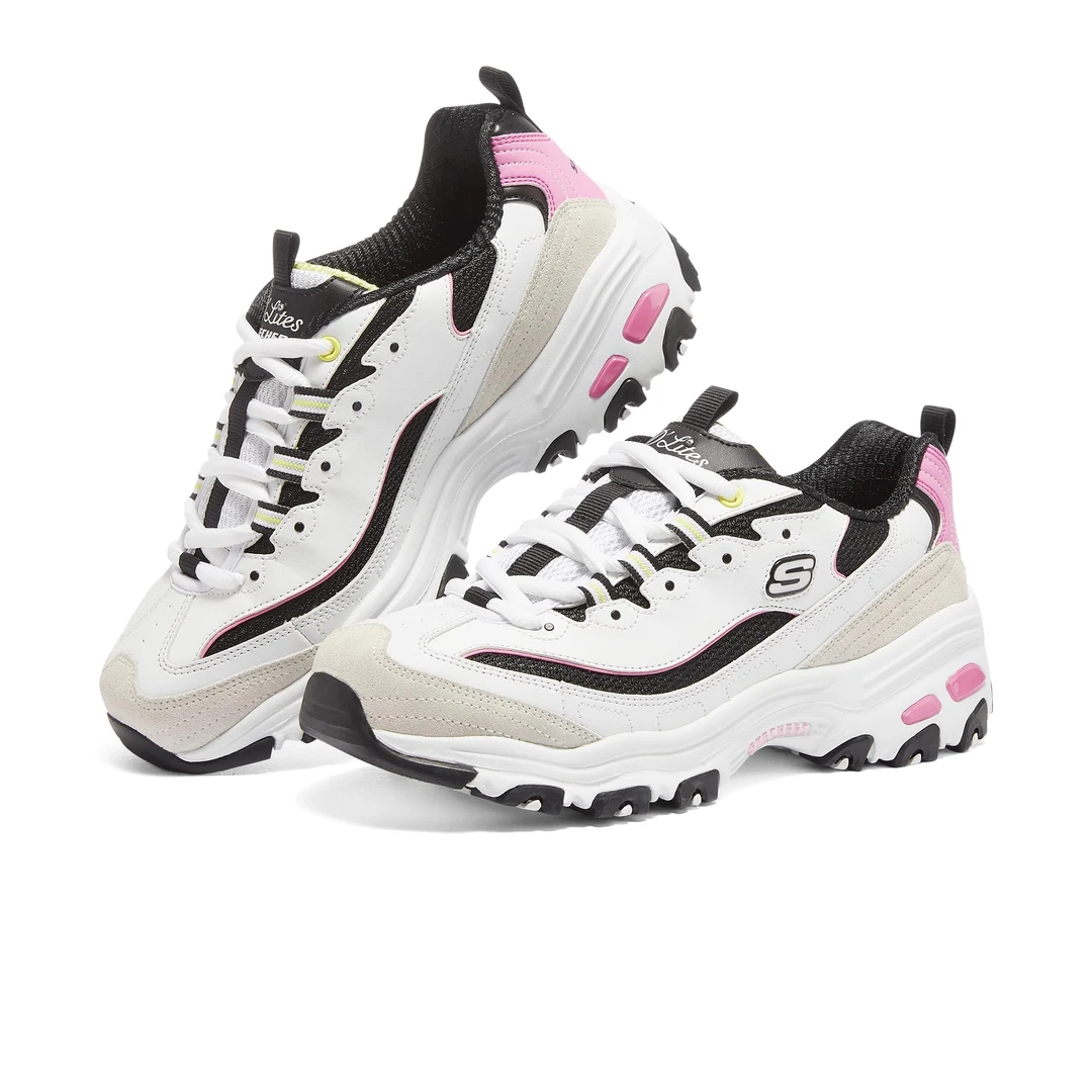 Skechers斯凯奇春季女子低帮复古厚底老爹运动休闲板鞋11947
