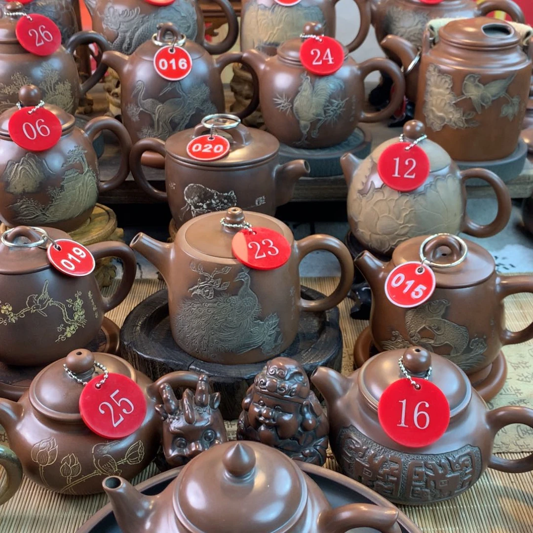 子**茧坭兴陶手工素壶笑樱