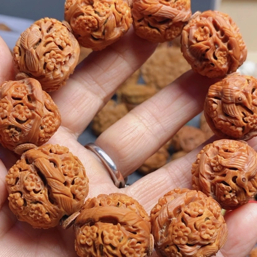 【闪购商品】手串/手链核桃棉*糖核桃雕刻