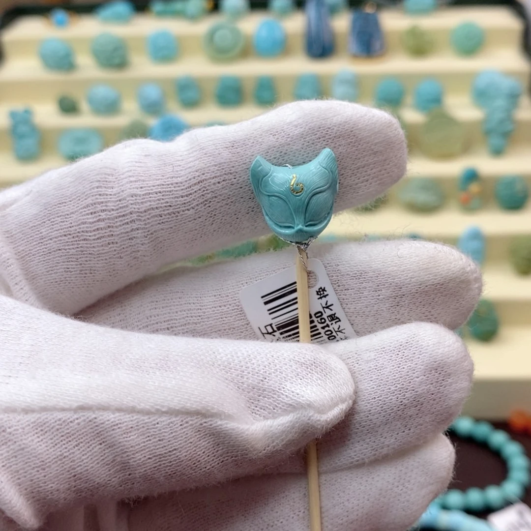 绿松石珠宝奇石未镶嵌