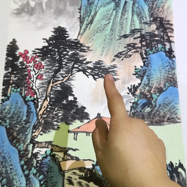 国画姜国华画家作品