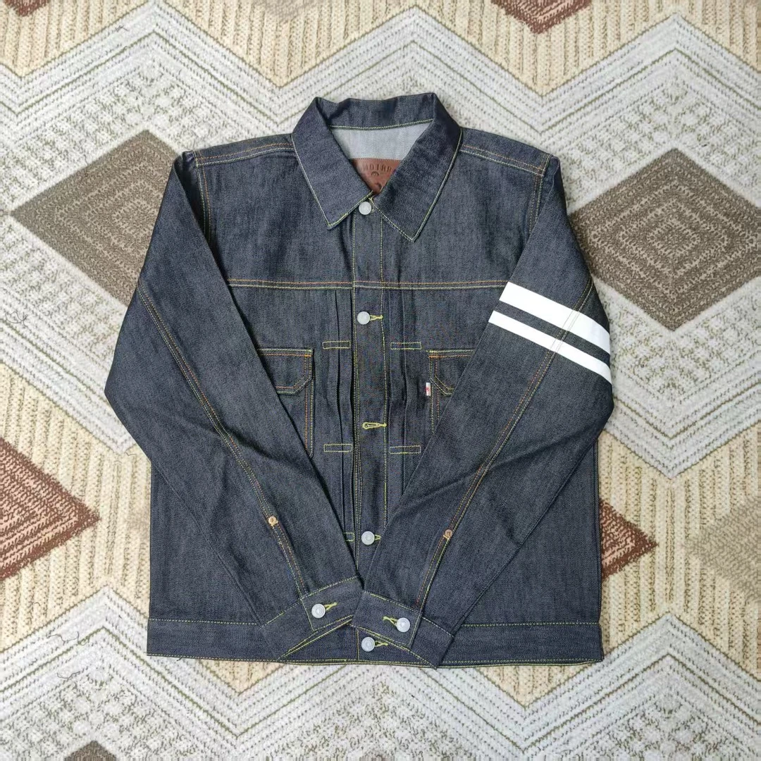 断码清仓，原牛原浆牛仔夹克外套男士