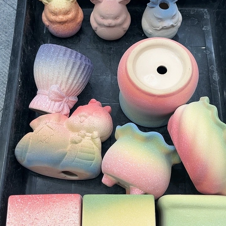 陶马卡龙色系不同器形