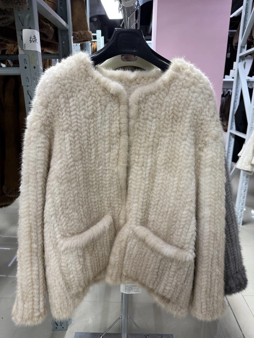 WD 孤品捡漏秋冬保暖编织水貂