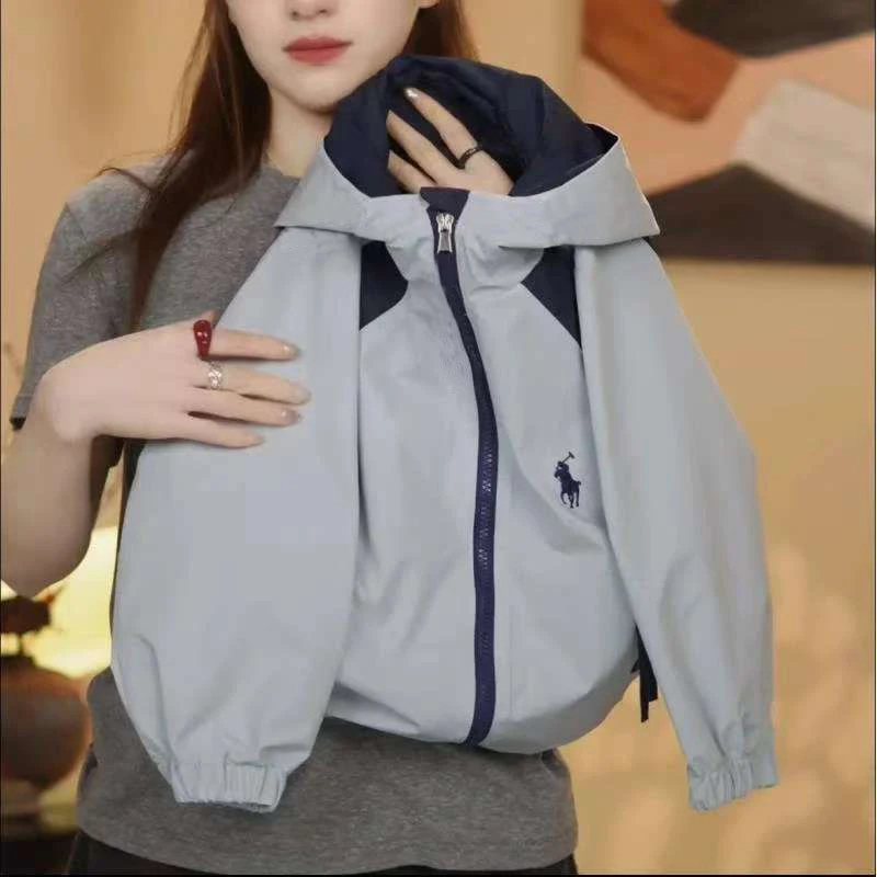 2025春季新款男童韩版休闲宽松连帽防风儿童冲锋衣外套