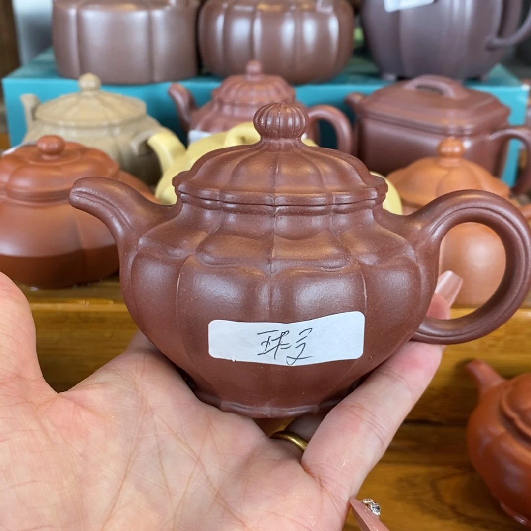 茶壶紫砂原矿泥料手工壶直播间