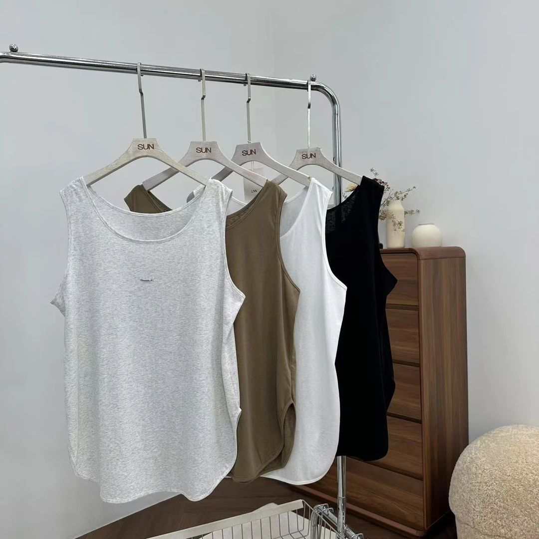 【林南南】 圆领无袖背心休闲吊带时尚百搭打底简约67366