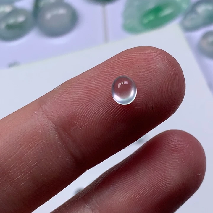 定制翡翠未镶嵌冰*蛋面