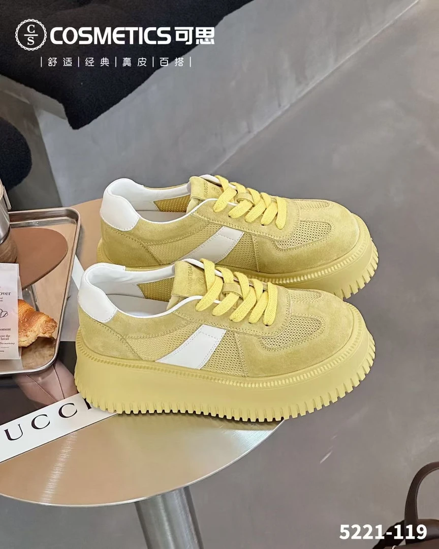 夏季厚底松糕底单网小白鞋5221-119  58架（3）