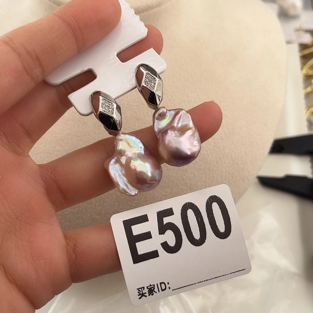 耳饰合金淡水珍珠