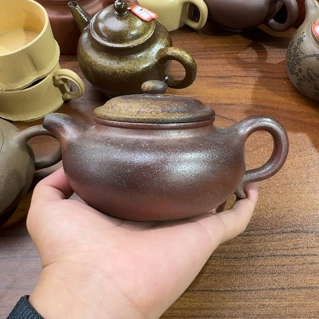 茶壶紫砂10号紫砂壶仿古400CC