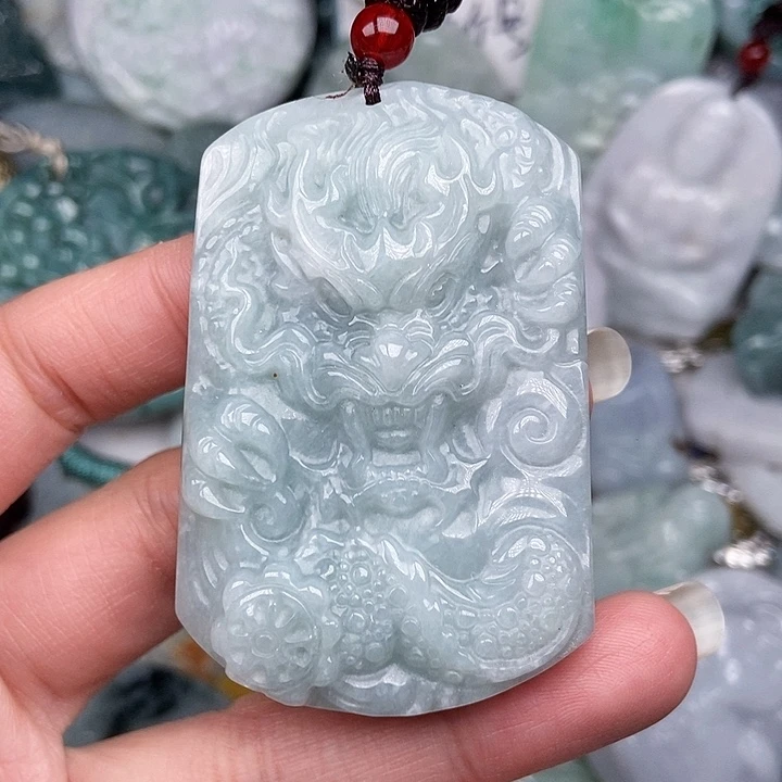 颈饰未镶嵌翡翠快**生翡翠