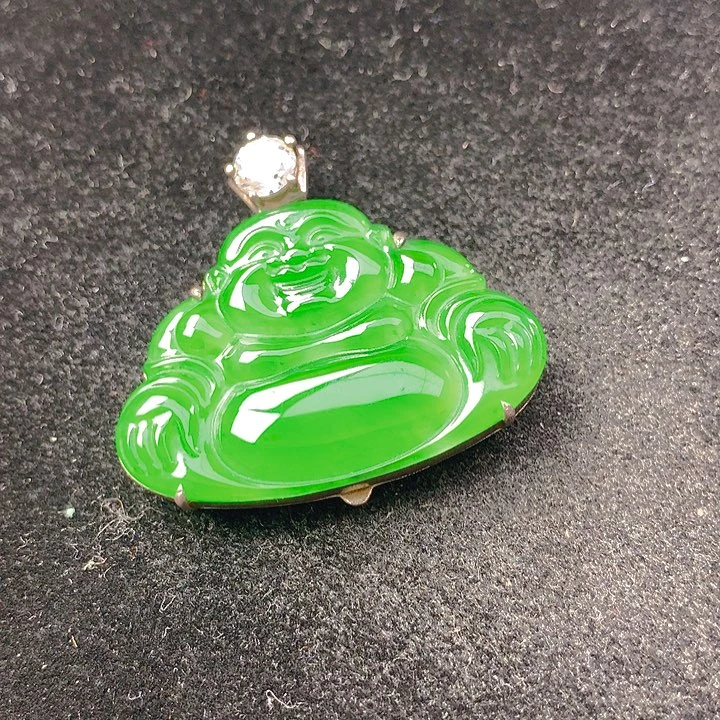 【闪购商品】翡翠银S925镶嵌颈饰翡翠