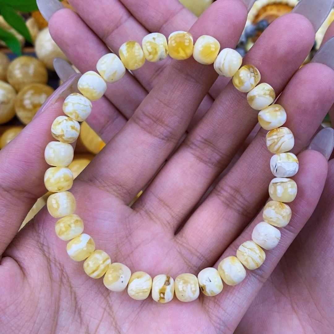 未镶嵌琥珀珠宝奇石7.5 粉