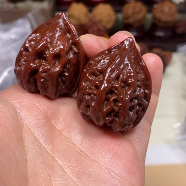 千***眸吊坠文玩核桃秋子