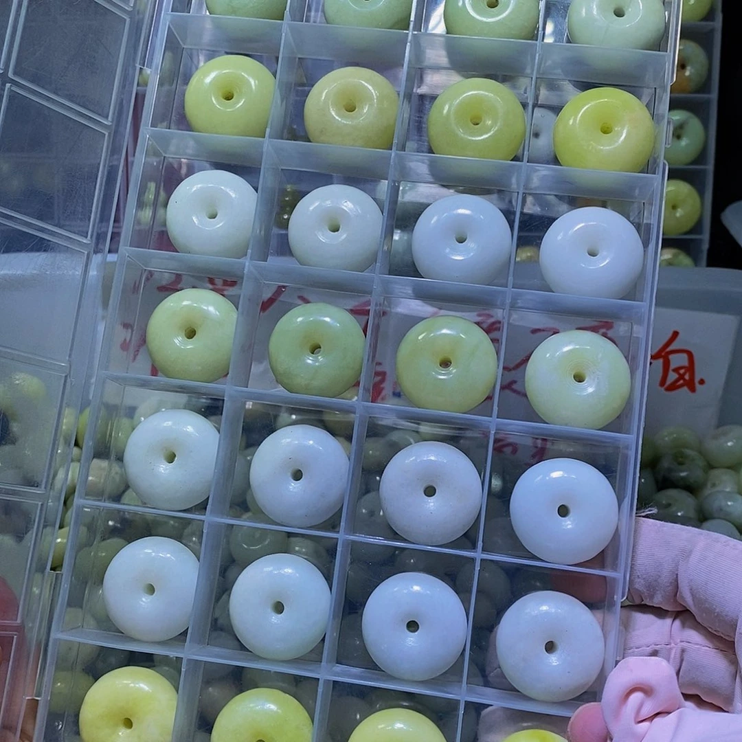合金蛇纹石玉珠宝半成品104