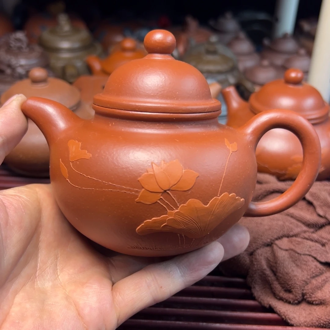 茶壶紫砂宜兴原矿紫砂壶350毫升容量