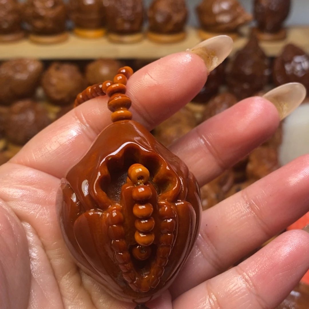 【闪购商品】橄榄核把件平*纯手工无相