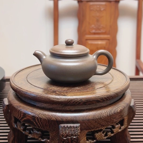 紫砂茶壶黄龙山原矿底槽清柴烧半手工