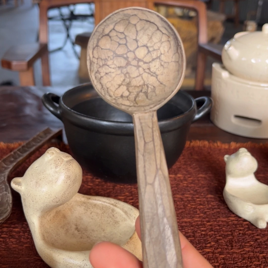 手工 木质 大漆 勺