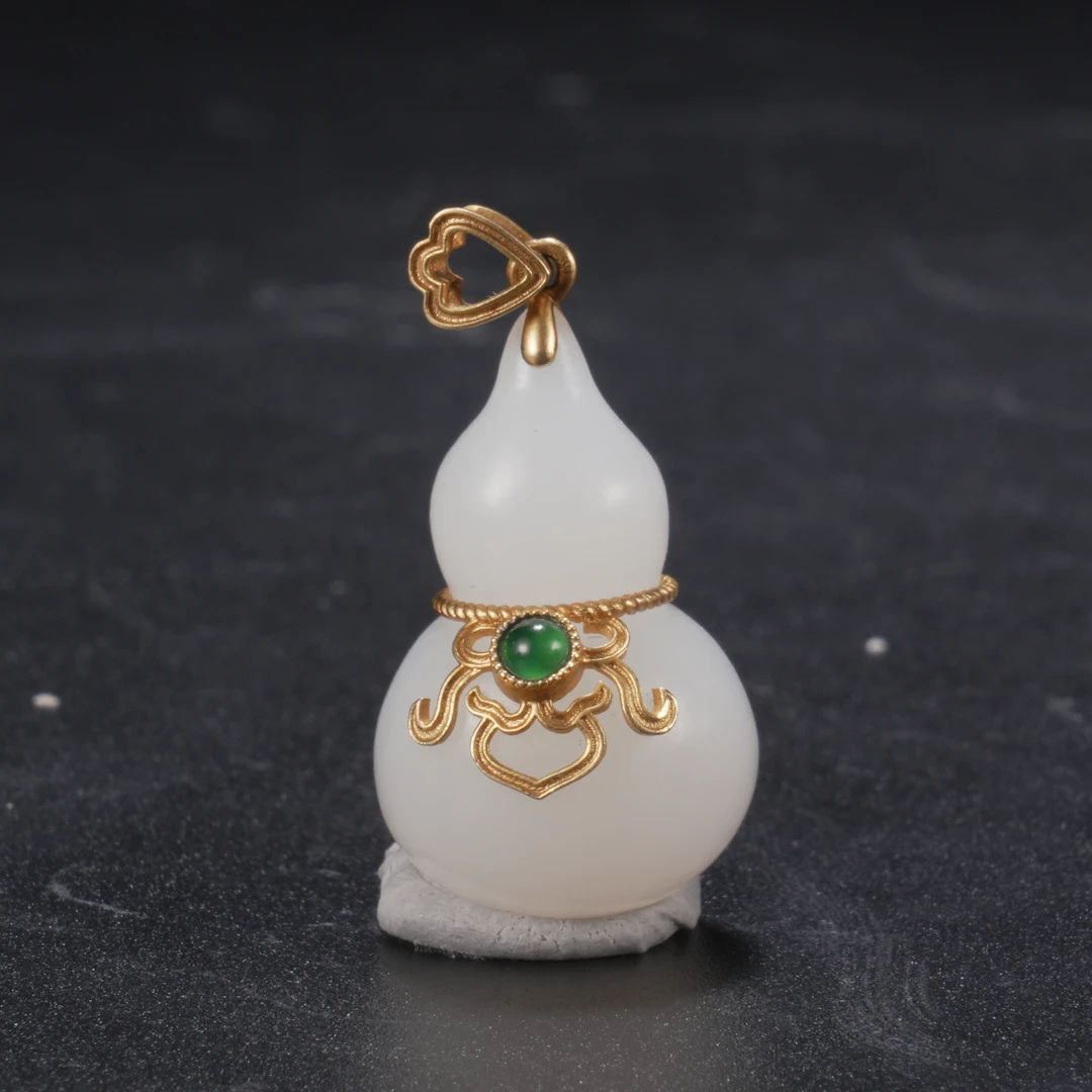 lot38和田玉福禄挂坠